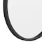 Flash Furniture 16" Round Black Metal Framed Accent Wall Mirror HFKHD-6GD-CRE8-881315-GG - alternate 6